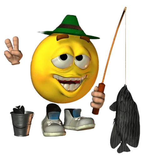 ✌️ Стикер «Yellow Boy» для Telegram