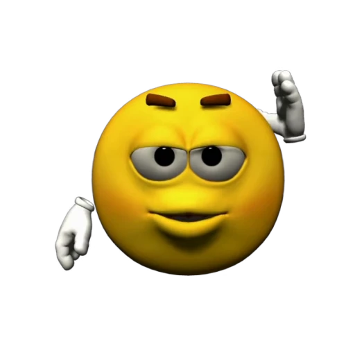 🥴 Стикер «Yellow Boy 3D» для Telegram