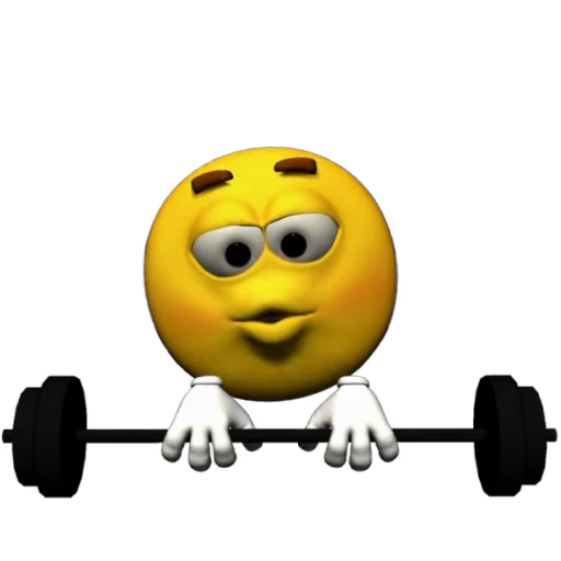 🏋️ Стикер «Yellow Boy 3D» для Telegram