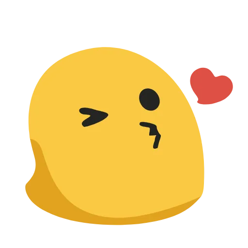 😘 Стикер «Желтые эмодзи» для Telegram