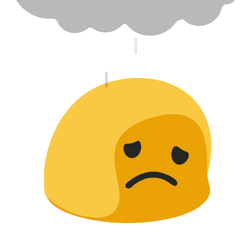 😢 Стикер «Желтые эмодзи» для Telegram