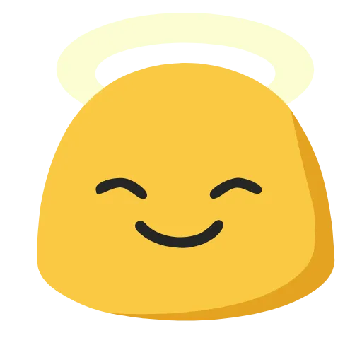 😇 Стикер «Желтые эмодзи» для Telegram