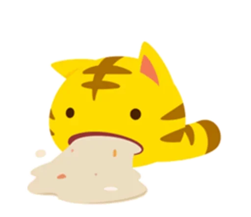 😒 Стикер «Yellow Kitten» для Telegram