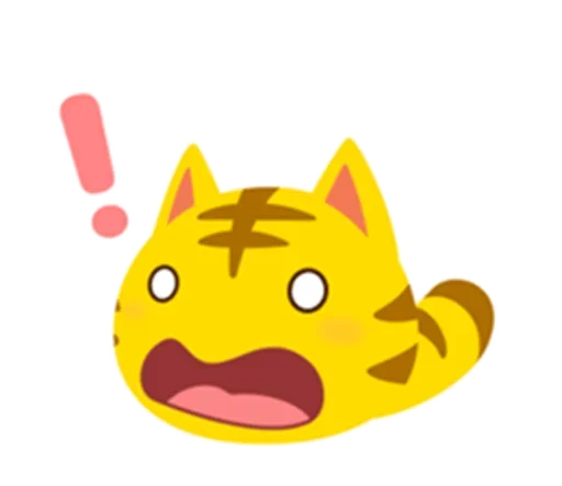 🤨 Стикер «Yellow Kitten» для Telegram