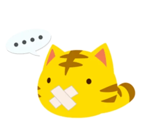 🧐 Стикер «Yellow Kitten» для Telegram