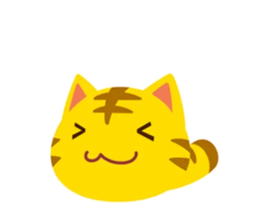 😚 Стикер «Yellow Kitten» для Telegram