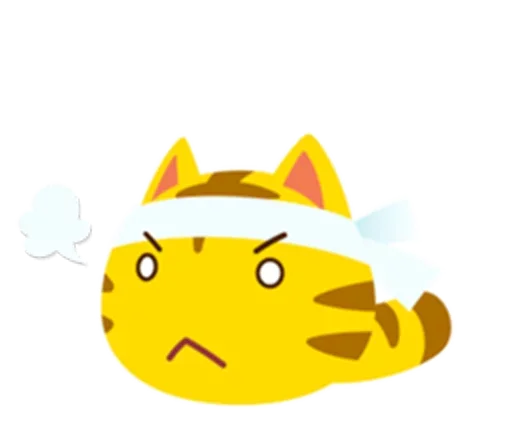 🤨 Стикер «Yellow Kitten» для Telegram