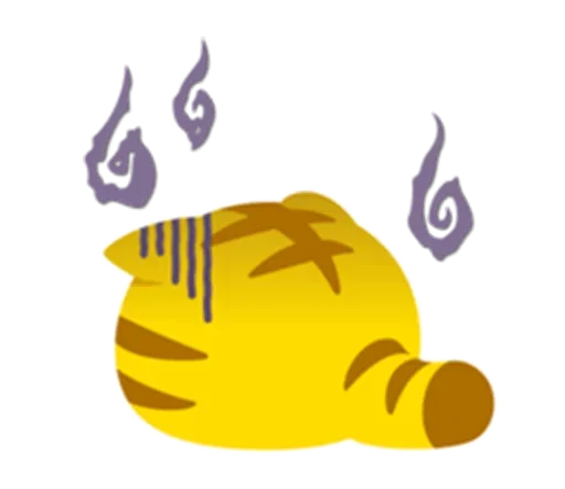 🧐 Стикер «Yellow Kitten» для Telegram