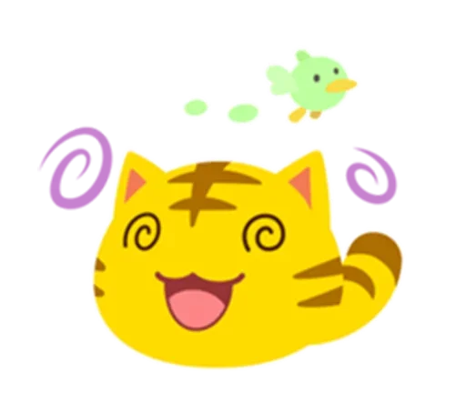 🤩 Стикер «Yellow Kitten» для Telegram