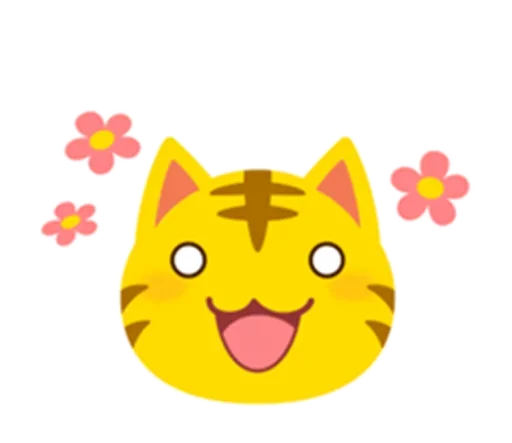 😍 Стикер «Yellow Kitten» для Telegram