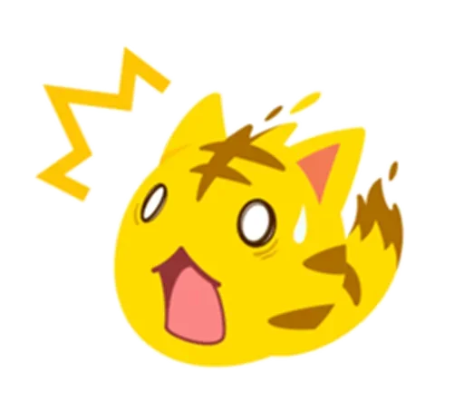 🤪 Стикер «Yellow Kitten» для Telegram