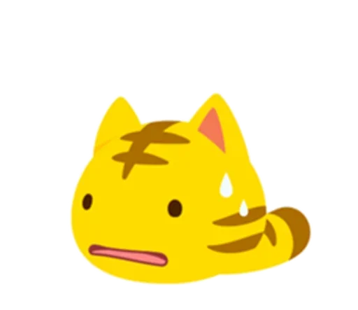 🧐 Стикер «Yellow Kitten» для Telegram
