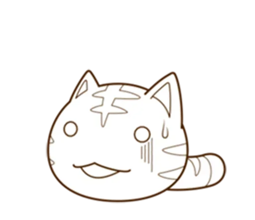 🙃 Стикер «Yellow Kitten» для Telegram