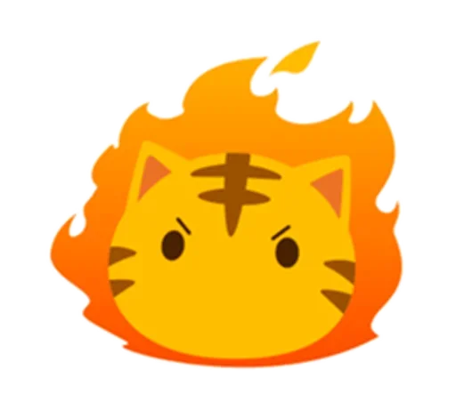 🧐 Стикер «Yellow Kitten» для Telegram