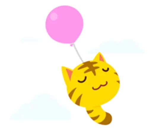 😌 Стикер «Yellow Kitten» для Telegram