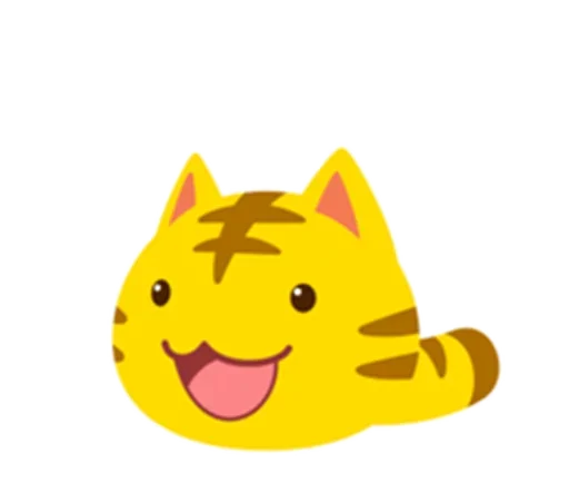 Стикерпак Yellow Kitten для Telegram