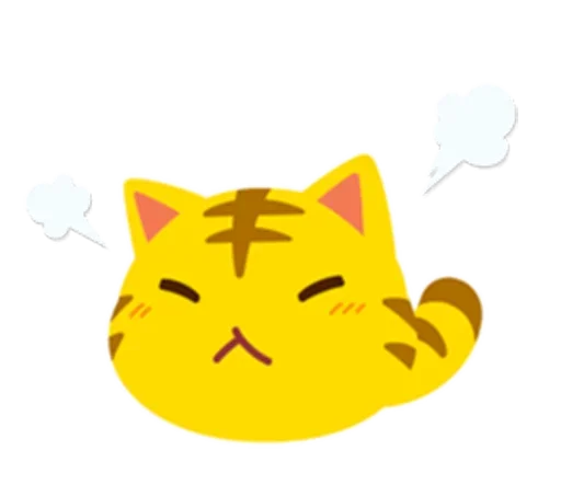 😙 Стикер «Yellow Kitten» для Telegram