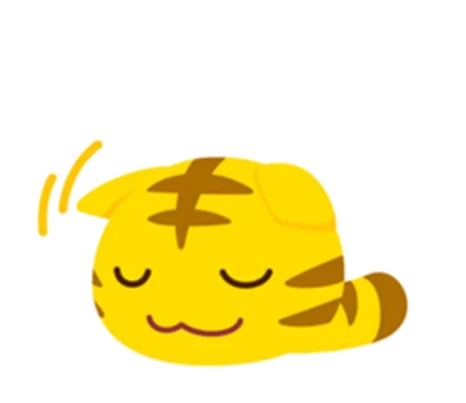 😌 Стикер «Yellow Kitten» для Telegram