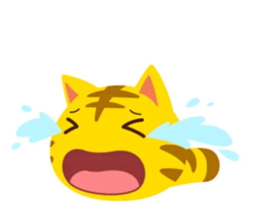 😋 Стикер «Yellow Kitten» для Telegram