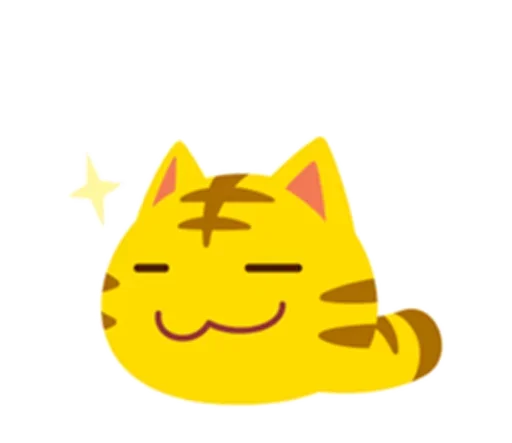 😚 Стикер «Yellow Kitten» для Telegram