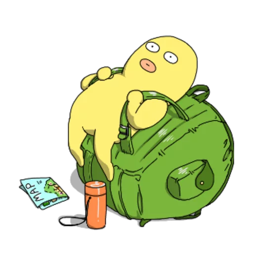 🎒 Стикер «Yellow Me» для Telegram