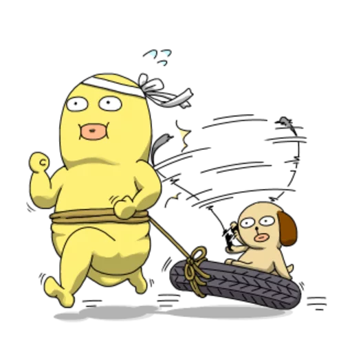 🚶 Стикер «Yellow Me» для Telegram