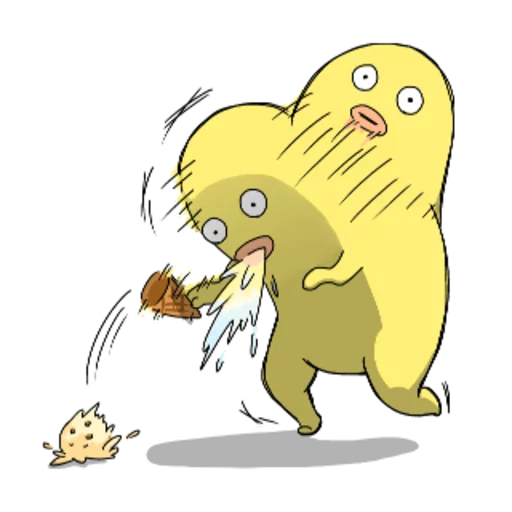 🍦 Стикер «Yellow Me» для Telegram