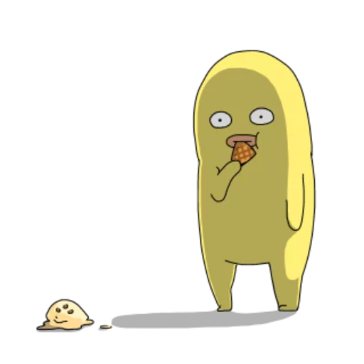 🍦 Стикер «Yellow Me» для Telegram