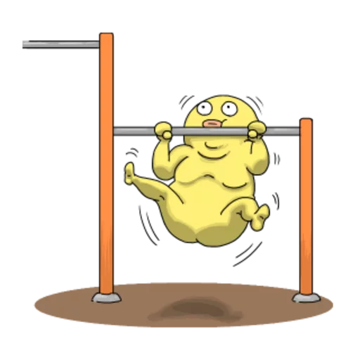 💪 Стикер «Yellow Me» для Telegram