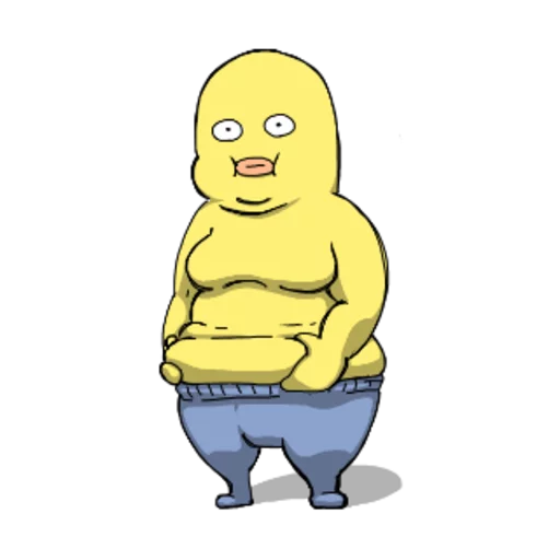 😶 Стикер «Yellow Me» для Telegram