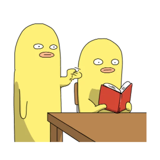 📖 Стикер «Yellow Me» для Telegram