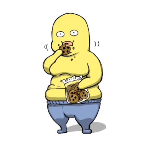 🍪 Стикер «Yellow Me» для Telegram