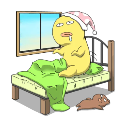 😪 Стикер «Yellow Me» для Telegram