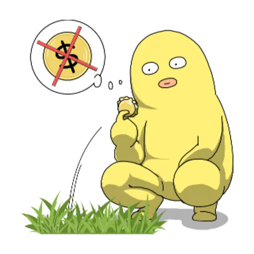 💸 Стикер «Yellow Me» для Telegram