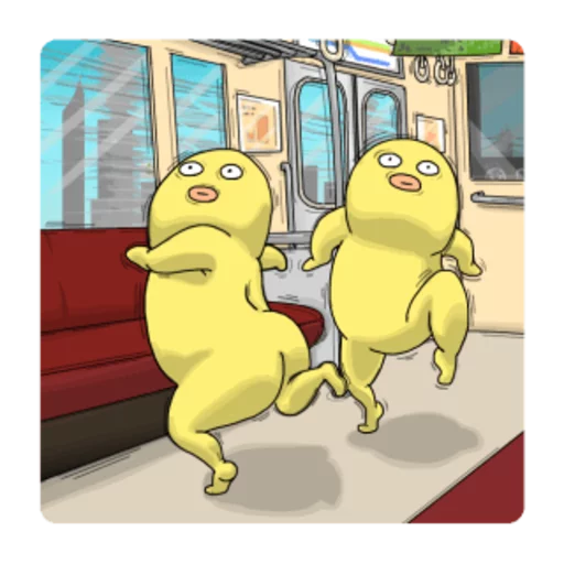 👯 Стикер «Yellow Me» для Telegram