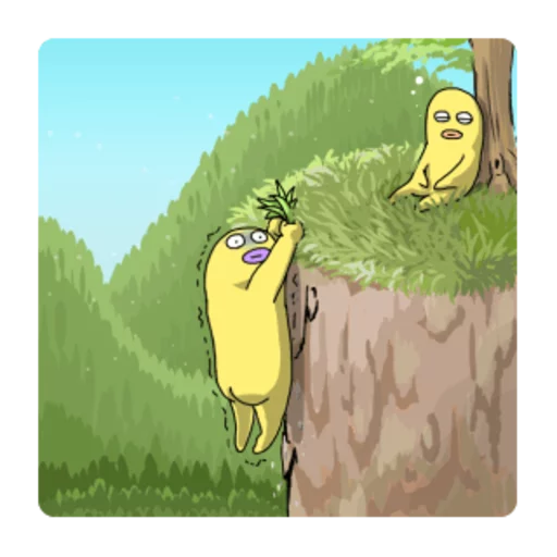 😳 Стикер «Yellow Me» для Telegram