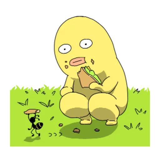 😕 Стикер «Yellow Me» для Telegram