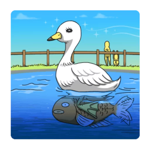 🐟 Стикер «Yellow Me» для Telegram