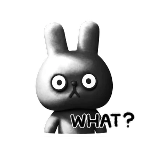 😱 Стикер «Yellow Rabbit» для Telegram