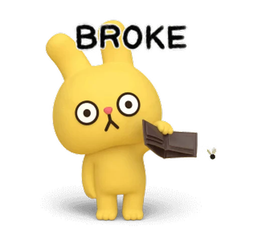💸 Стикер «Yellow Rabbit» для Telegram