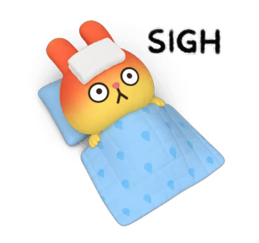 🤒 Стикер «Yellow Rabbit» для Telegram