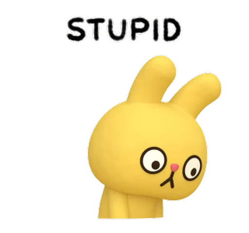 👊 Стикер «Yellow Rabbit» для Telegram