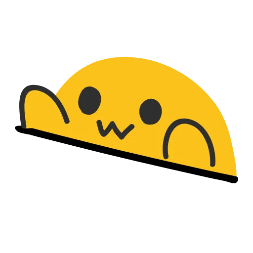 🤪 Стикер «Yellow Time» для Telegram