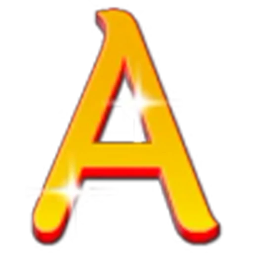 Стикерпак Yellow Wink Font для Telegram