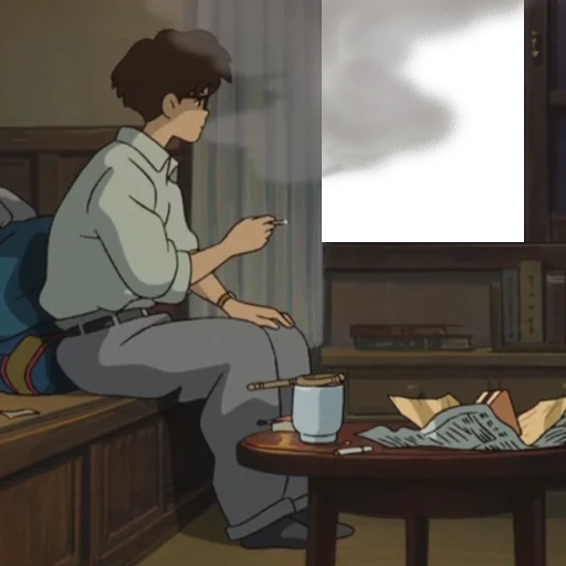 🚬 Стикер «Yerdnanime» для Telegram