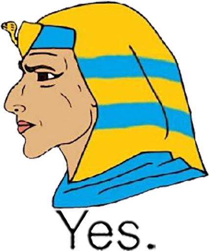🇪🇬 Стикер «Yes Chad» для Telegram