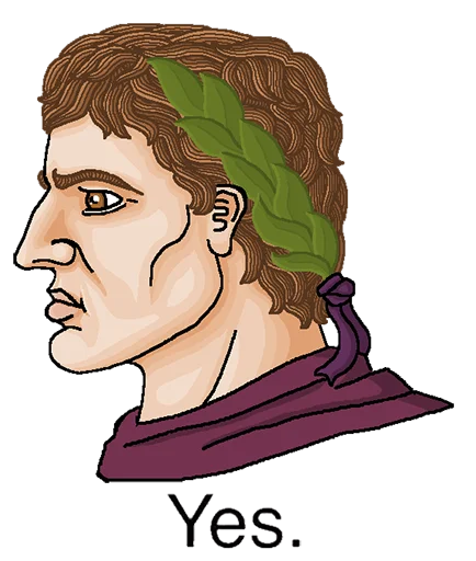 🇮🇹 Стикер «Yes Chad» для Telegram
