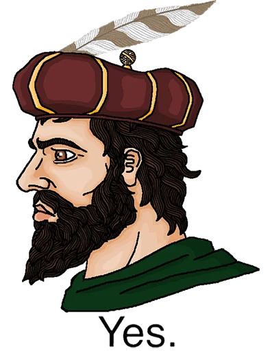 🇵🇹 Стикер «Yes Chad» для Telegram