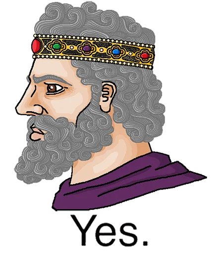 🇬🇷 Стикер «Yes Chad» для Telegram