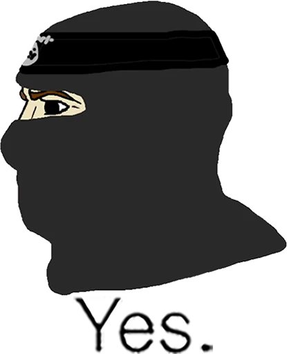 🏴 Стикер «Yes Chad» для Telegram